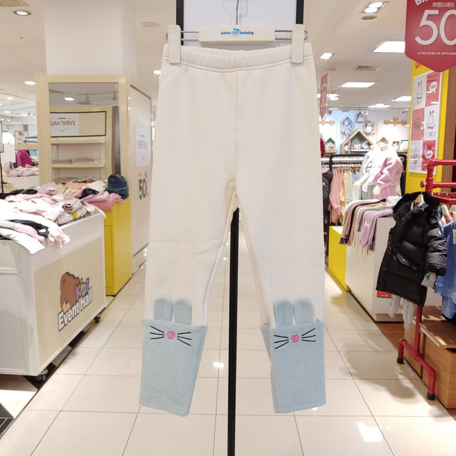 리틀밥독 겨울 이월 초특가 아동 키즈 토들러 여아 귀요미 기모 레깅스 아동레깅스