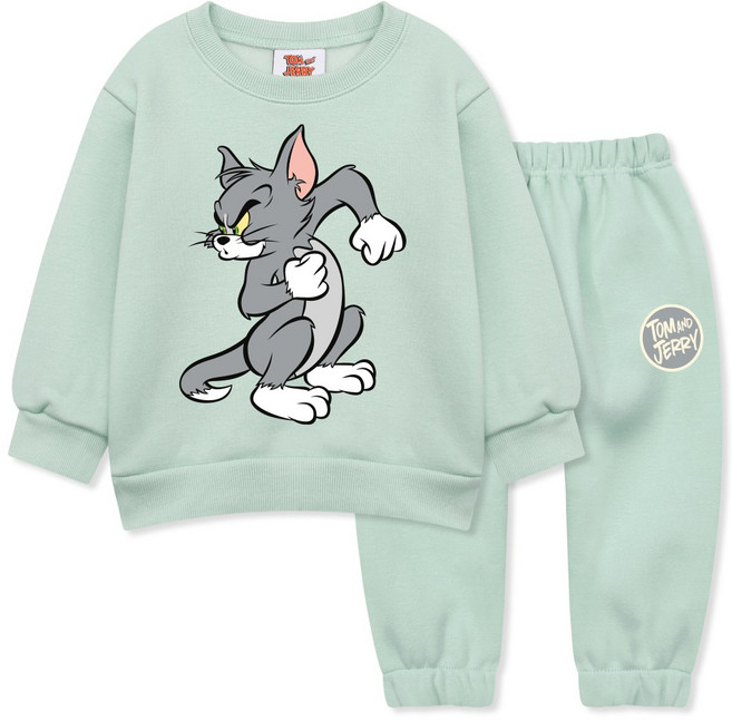 골든래빗 아동용 톰과제리 왕크 톰 기모 상하의 세트