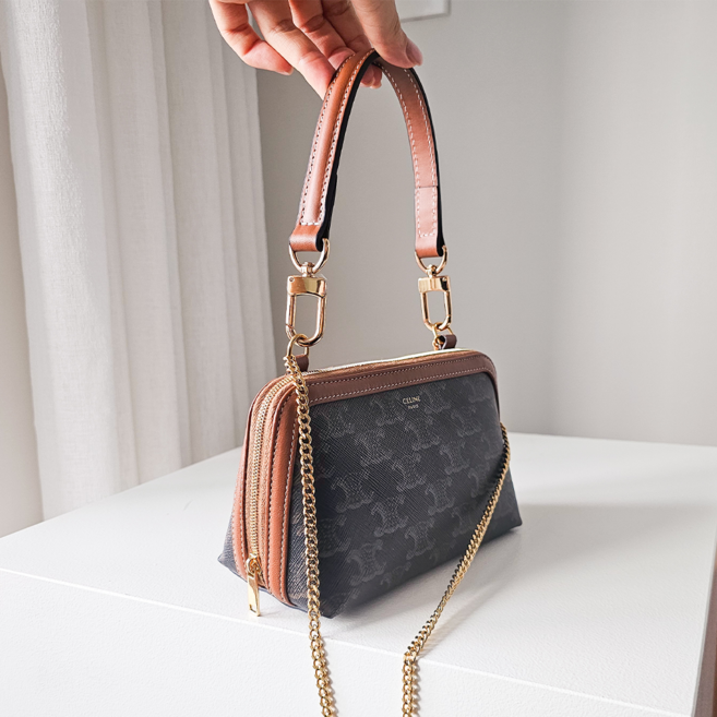 로맨티코 파우치 호환 스트랩 리폼 체인클러치 숏핸들