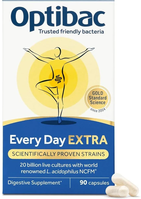 영국 옵티박 Optibac Every Day Extra 에브리데이 엑스트라 프로바이오틱스 200억 유산균 캡슐, 90정, 2개 - 쿠팡