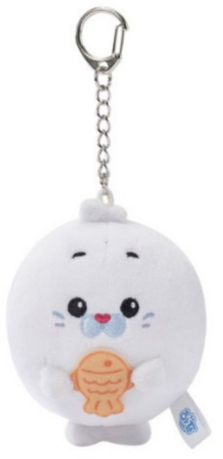 하프 키링 봉제인형, 10개, WHITE 혼합, 10cm