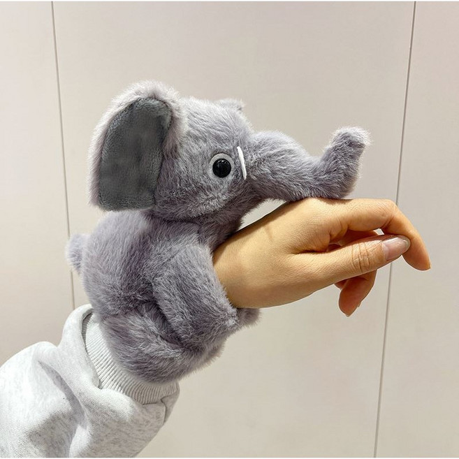 [귀여운 차량꾸미기] 자전거 킥보드 악세사리 핸들바 동물 자석인형 9종, 1개, 코끼리