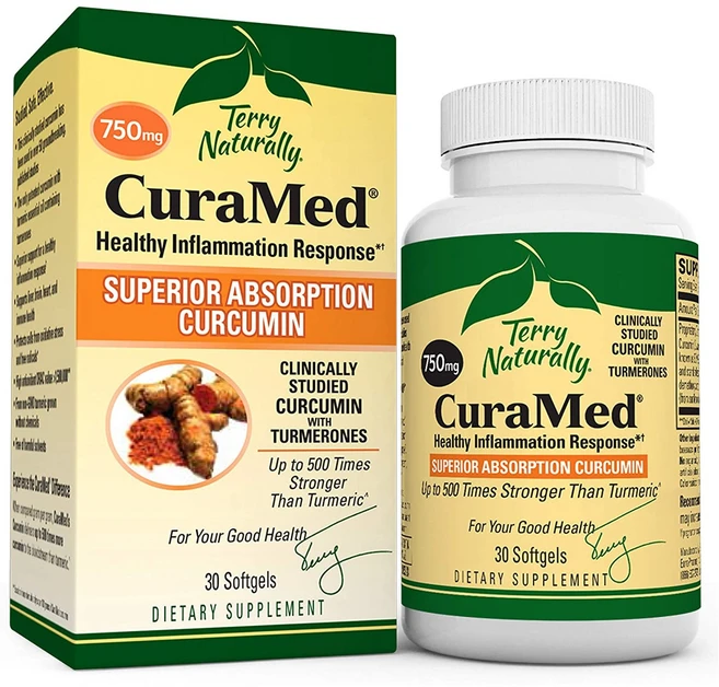 Terry Naturally 테리네츄럴리 큐라메드CuraMed 750mg 소프트겔 30개입 1개, 30정 1개입 - 쿠팡