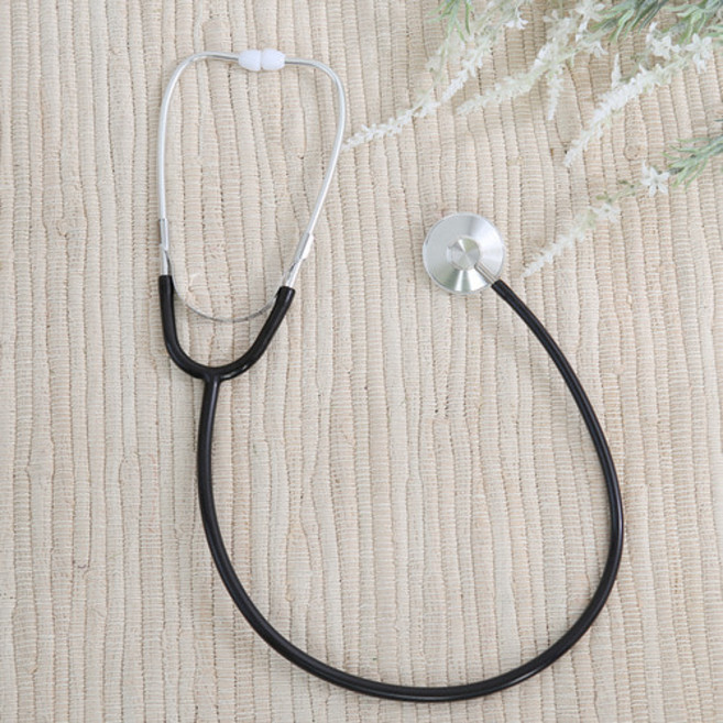 [데코봉봉] 청진기 모형-돌잡이 용품-백일 돌 촬영소품 스튜디오촬영소품 베이비스튜디오 그릇 식기 컨셉 선물 50 200 300 일 셀프 촬영 아기 신생아 사진 소품 백일, 1개