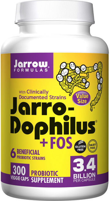 Jarrow FORMULAS 賈羅公式 34億益生元益生菌素食膠囊, 300顆, 1罐