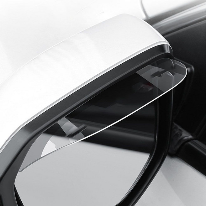 사이드미러 빗물커버 레인가드 시야확보 보호캡, 1개