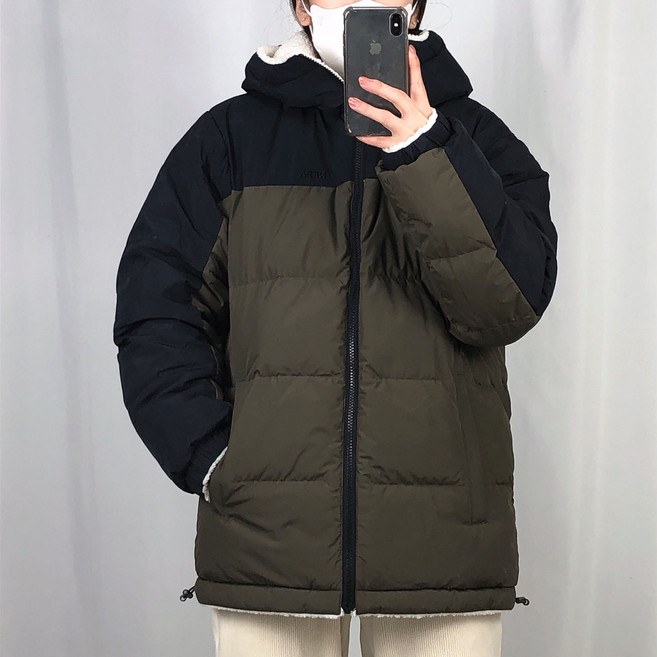 (구제의류)네파 새상품 리버시블 양면 구스다운 패딩 후리스 90 / 빈티지아워 250125