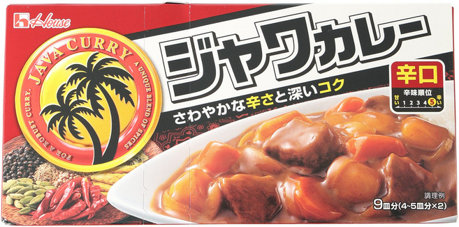 자바카레 매운맛, 1개, 185g