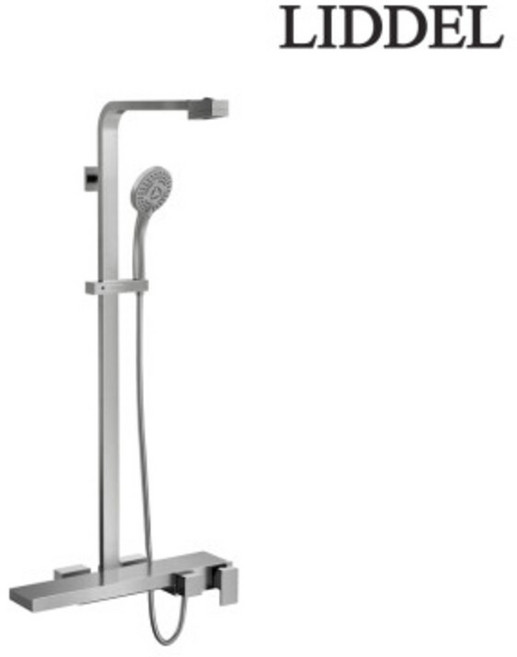 LIDDEL 리델 욕실 선반형 레인샤워수전 무광니켈 FB35BN, 1개