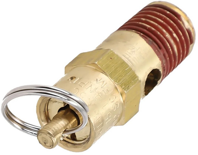 새로운 1/4 NPT 공기 압축기 릴리프 압력 안전 밸브 탱크 팝오프 125 PSI 135PSI 175PSI 200PSI 250PSI 270PSI, 1개