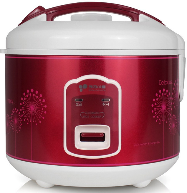 키친아트 큐티 전기 보온밥솥 5~6인용, PK-500, 레드
