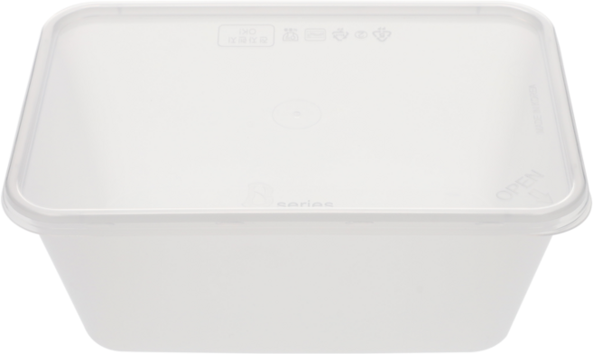 체인컴퍼니 사각 밀폐 사출 죽용기 특대형 1000ml, 1세트, 100개