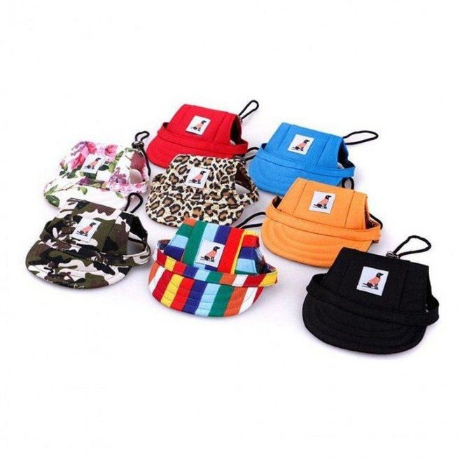 애완견 자외선 차단 썬캡 모자 산책 외출용 강아지 여름 애견 강아지썬캡 동물 반려