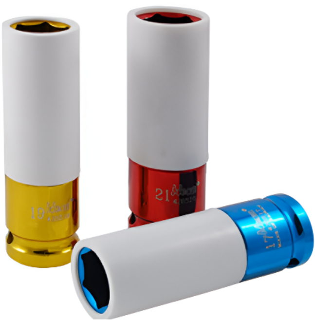 HEXA 1/2 휠너트 소켓 커버형 17MM 임팩 롱복스알 롱복스 휠 복스알 롱, HEXA 1/2휠소켓[커버형]17MM