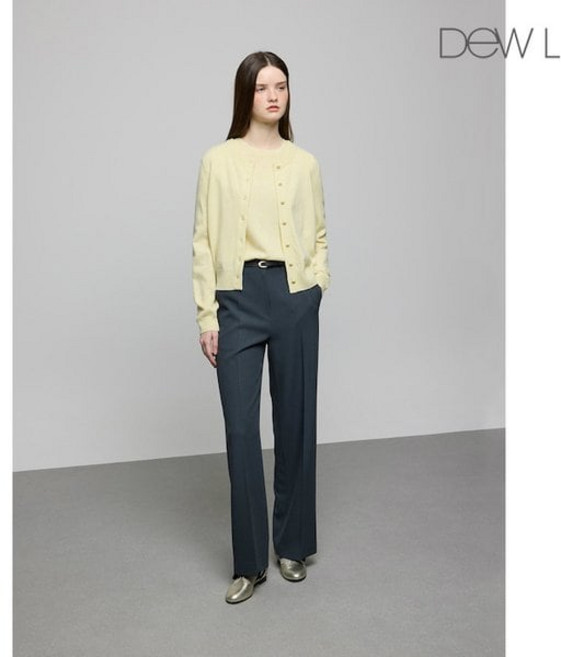 [백화점 정품] 듀엘 울블렌드 라운드넥 가디건 LY_D251KSL201