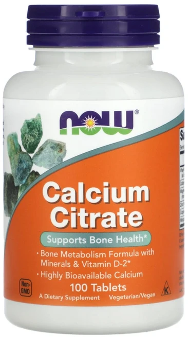 나우푸드 칼슘시트레이트 100정, 1개 - 쿠팡