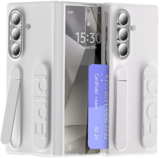 HEZO헤조 갤럭시 Z 폴드 카드수납 힌지보호 거치대 멀티 케이스