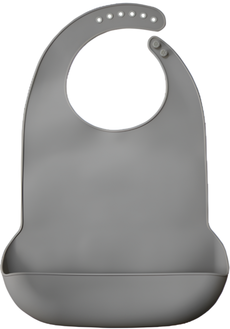 모어벨 성인용 턱받이, 그레이, 1개