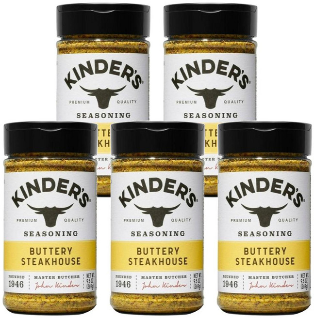 Kinder's 킨더스 버터리 스테이크하우스 시즈닝 269g, 5개