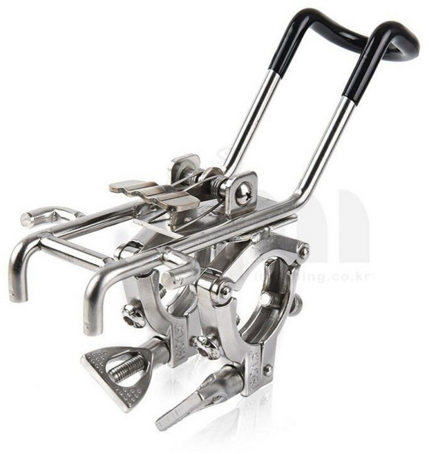 인터맥스 선상 쌍발 수갑 받침대 회전형 IM-525 / 듀얼 원형받침대, 받침대만, 1개