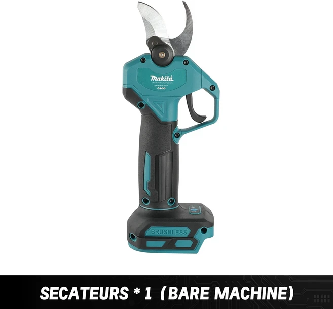 마키타 18V 브러시리스 무선 전정가위: 정원에서 쉽게하고 정밀하게 과일 나무 및 가지를 가지치는 데 이상, [04] No battery