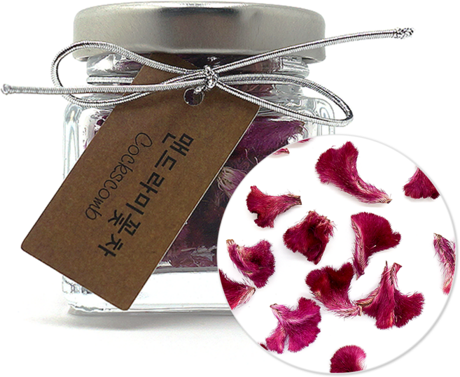 다화랑 맨드라미 꽃차 미니병 2g, 1개, 1개입