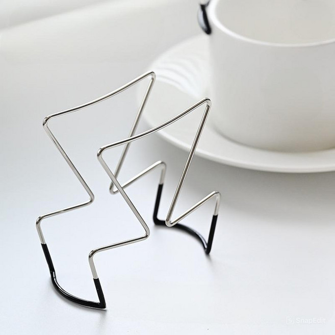 리앤픽 드립백 거치대 스텐 304 드립커피 홀더, 1개, 블랙