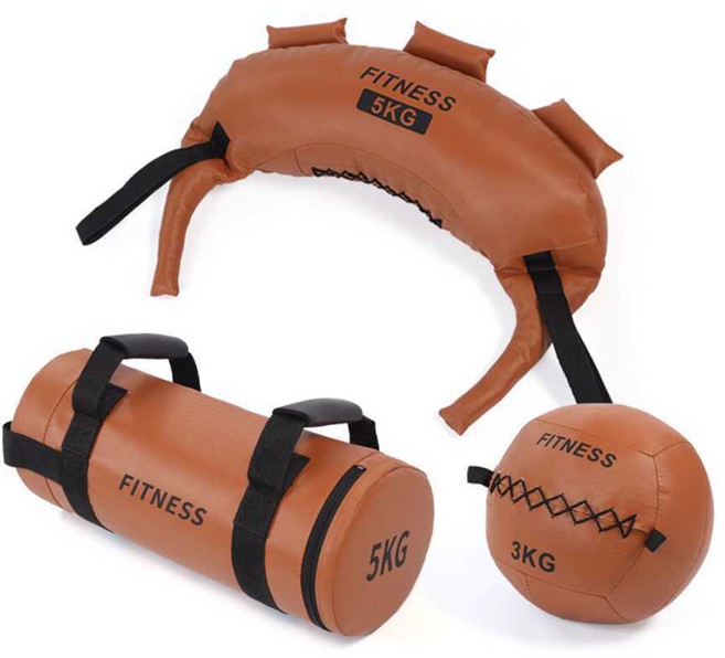 불가리안백 크로와상 전신 근력 크로스핏 가방 파워백 월볼 3KG, 소뿔 10KG 한 봉지