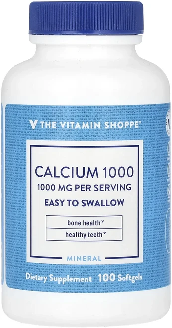 The Vitamin Shoppe 칼슘 1000 소프트젤 100정, TheVitaminShoppe칼슘1000소프트젤100정 - 쿠팡