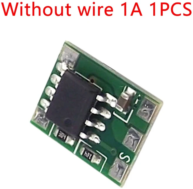 RC 모델 보트 탱크 브러시 모터 예비 부품 DC3.5-8.4V 용 양방향 ESC 속도 제어, 06 1A 1Pcs without wire