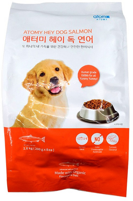 헤이독 연어 1.6kg/강아지사료/건식사료, 1.6kg, 1개