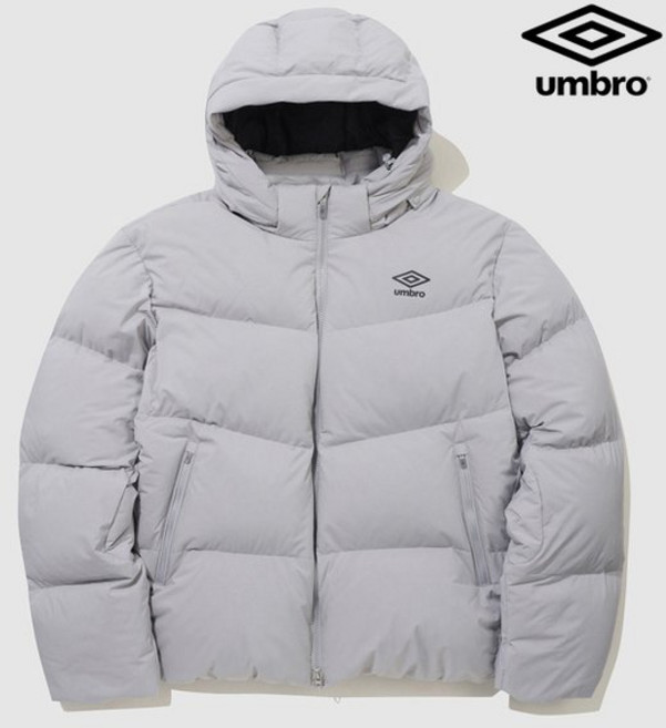 엄브로 액티브 플라이트 구스 후드 숏 다운 자켓 UQ423SDJN1 LGR 2491081