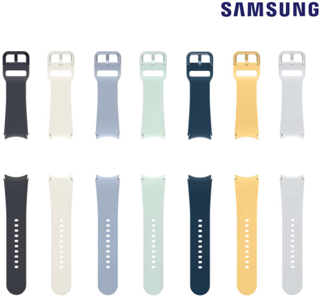 삼성정품 갤럭시워치6 스포츠 스트랩 (S/M) ET-SFR93 N, 1개, 인디고+케이블타이