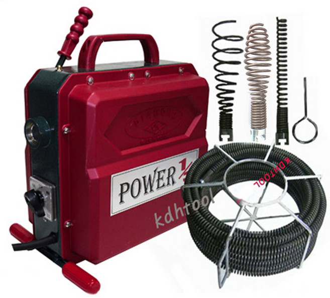 전동 스프링 청소기 DK-60.하수구 청소기 배관 청소기.하수구 뚫는기계.스프링청소기, 혼합색상