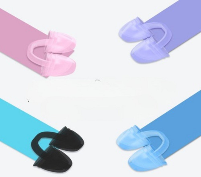 실리콘 수영용 코마개 방수 물놀이 노즈클립 수영 물놀이 악세서리 방수 코마개, 1개, 핑크 아동용 코막이 7mm-9mm