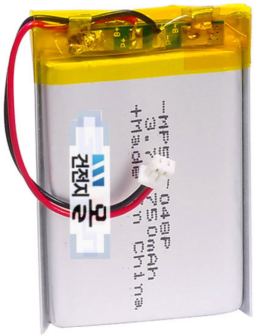 맥스파워 리튬폴리머 충전용 건전지 MP503048-PCM (3.7V 750mAh) C51021RB (KC인증제품), 1개, 1개입