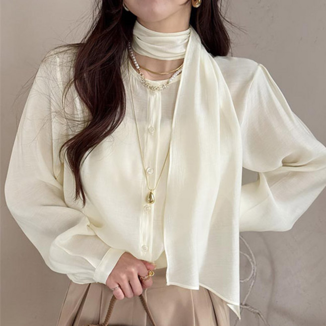 [난닝구]비앵트 타이블라우스