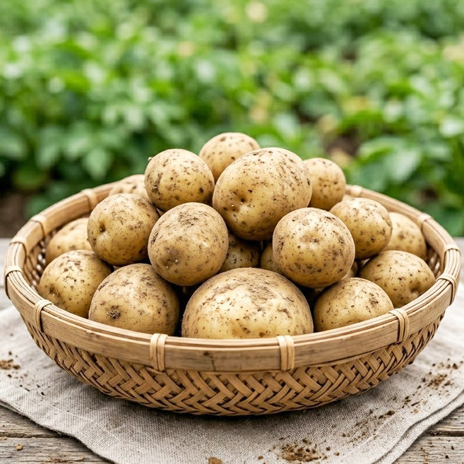 산지직송 해남 햇감자 수미감자, 1박스, 수미감자 중 2kg (40~70g 내외)