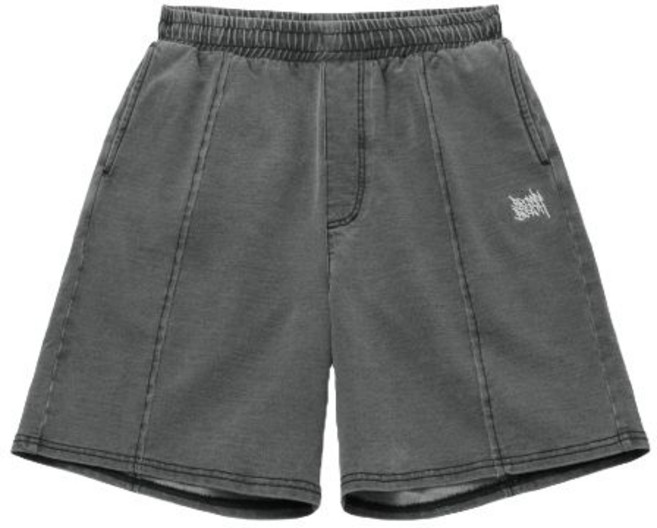 국내매장판 브라운브레스 키즈 반바지 브라운브레스 키즈 숏팬츠 KIDS TAG JERSEY DENIM SHORTS - BLACK 395195