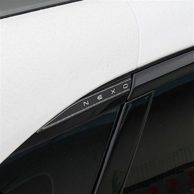 디디앤카 넥쏘 리어 글라스 몰딩 악세사리 용품 호환, 2.리어글라스 카본