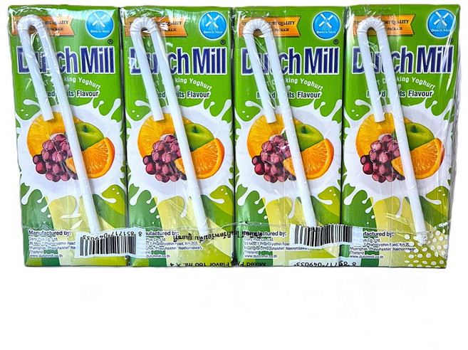 더치밀 믹스후르츠맛 요거트 유산균 음료 180ml x 4개