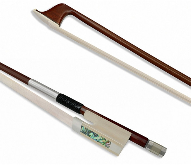 巴西木小提琴弓 馬尾毛琴弓 螺絲調節琴弓 各程度適用, 1個