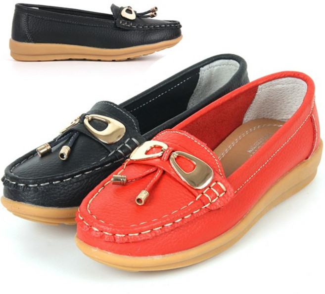 마이슈 발이편한 천연가죽 여성단화 컴포트화 미끄럼방지 여자단화