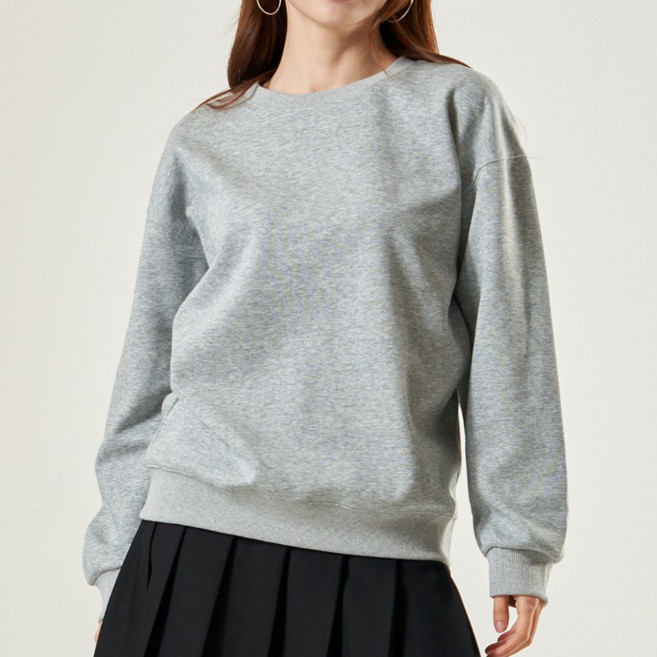 루나빈스 남여공동 무지 면 빅사이즈 맨투맨