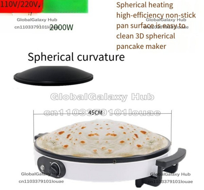 자동 또띠아 로티 사지 빵 제조기 전기 소형 가정용, 02 AU