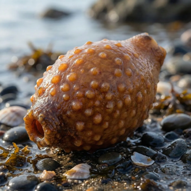 [다정한농수산] 껍질 손질 제철 국내산 통영 미더덕, 1개, 500g