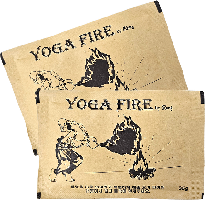 로앤제이 매직파이어 캠핑 가루 도깨비불 레인보우 불멍 무지개 오로라 불꽃 35g 10매입 50g 20매입, 20개, 1단