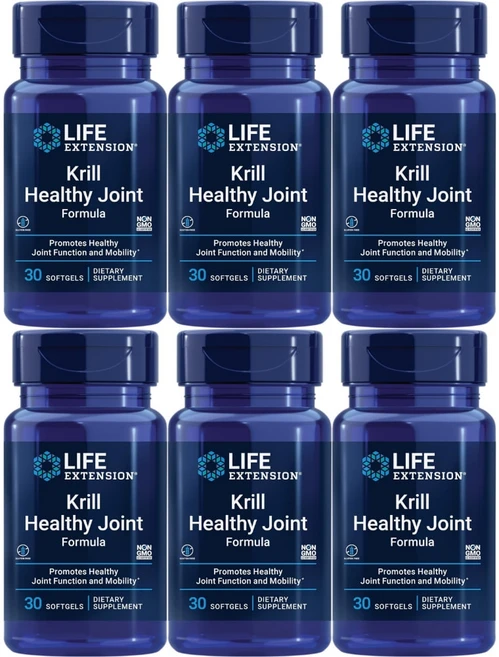라이프익스텐션 크릴 헬시 조인트 포뮬라, 30정, 6개, 30정 - 쿠팡