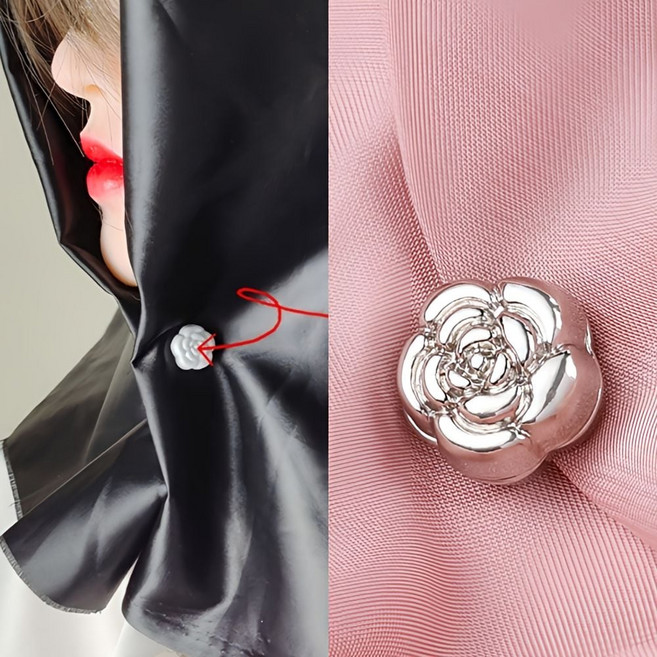 (보리별) 의류자석 2개 1세트 가디건 스카프 고정 스카프고정자석 스카프자석 자석브로치