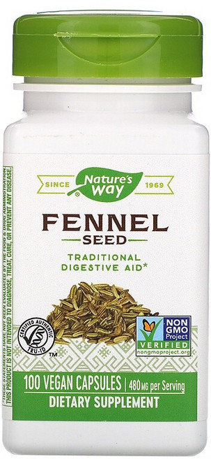 네이쳐스웨이 펜넬 씨드 480mg 비건 캡슐, 1개, 100정